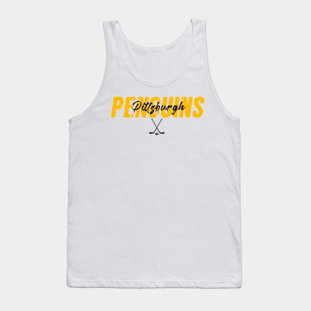 Penguins hockey Tank Top by Cahya. Id